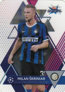 Milan Skriniar FC Internazionale Milano 2019/20 Topps Crystal Champions League Base card #71